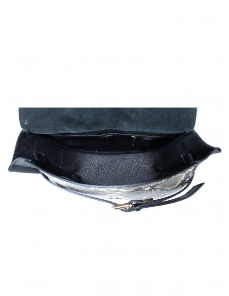 Dámská kožená kabelka s hadím vzorem Giostra Etna Serpente