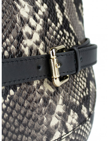 Dámská kožená kabelka s hadím vzorem Giostra Etna Serpente