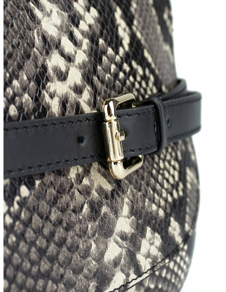 Dámská kožená kabelka s hadím vzorem Giostra Etna Serpente