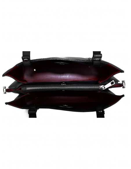 Dámská elegantní kožená kabelka Giostra Alina Medium do ruky