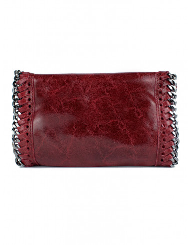 Dámská kožená kabelka/psaníčko s řetízkem Giostra Stela Piccolo