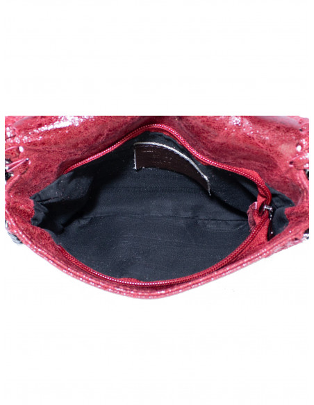 Dámská kožená kabelka/psaníčko s řetízkem Giostra Stela Piccolo