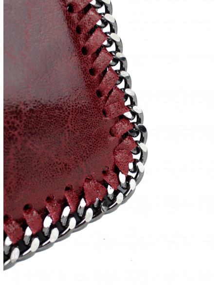 Dámská kožená kabelka/psaníčko s řetízkem Giostra Stela Piccolo