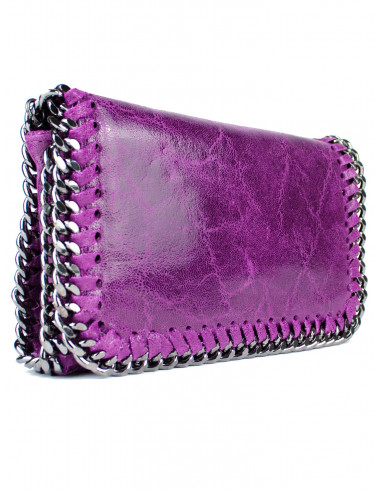 Dámská kožená kabelka/psaníčko s řetízkem Giostra Stela Piccolo