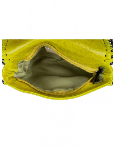 Dámská kožená kabelka/psaníčko s řetízkem Giostra Stela Piccolo