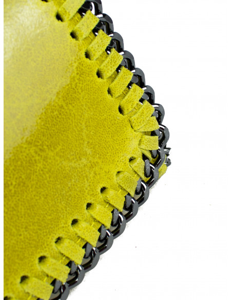 Dámská kožená kabelka/psaníčko s řetízkem Giostra Stela Piccolo