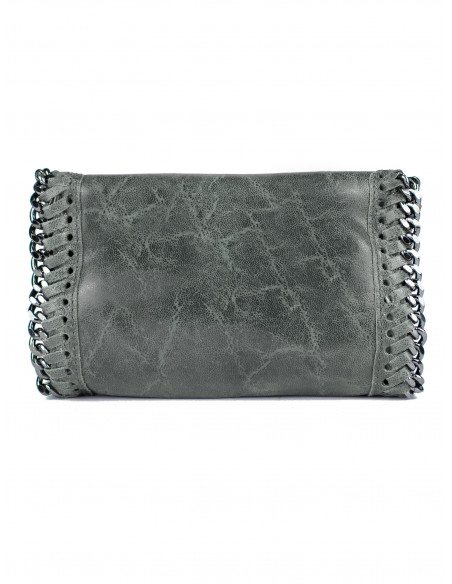 Dámská kožená kabelka/psaníčko s řetízkem Giostra Stela Piccolo