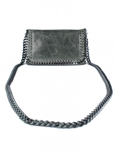 Dámská kožená kabelka/psaníčko s řetízkem Giostra Stela Piccolo