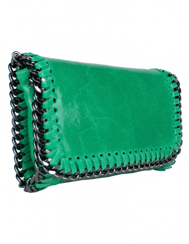 Dámská kožená kabelka/psaníčko s řetízkem Giostra Stela Piccolo