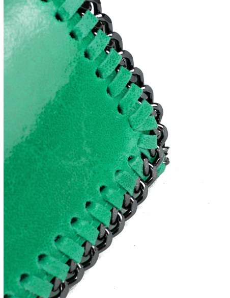 Dámská kožená kabelka/psaníčko s řetízkem Giostra Stela Piccolo