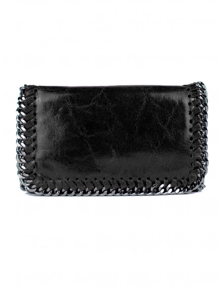 Dámská kožená kabelka/psaníčko s řetízkem Giostra Stela Piccolo