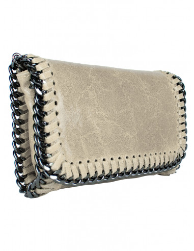 Dámská kožená kabelka/psaníčko s řetízkem Giostra Stela Piccolo