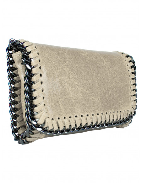 Dámská kožená kabelka/psaníčko s řetízkem Giostra Stela Piccolo