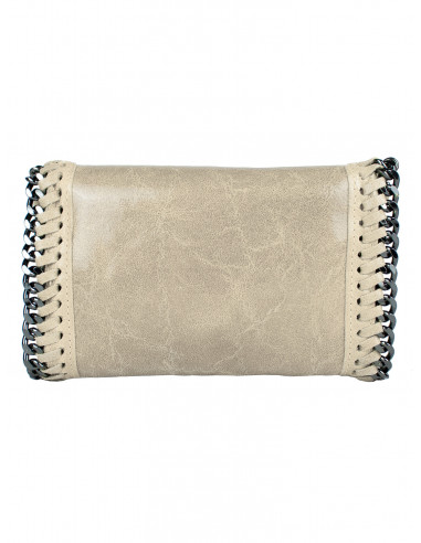 Dámská kožená kabelka/psaníčko s řetízkem Giostra Stela Piccolo