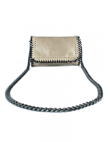 Dámská kožená kabelka/psaníčko s řetízkem Giostra Stela Piccolo