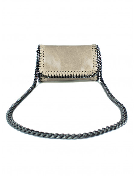 Dámská kožená kabelka/psaníčko s řetízkem Giostra Stela Piccolo