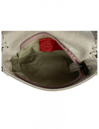 Dámská kožená kabelka/psaníčko s řetízkem Giostra Stela Piccolo