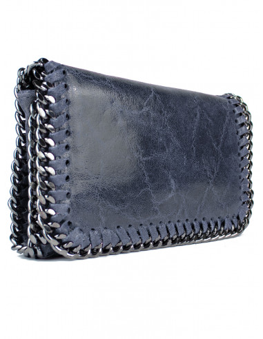 Dámská kožená kabelka/psaníčko s řetízkem Giostra Stela Piccolo