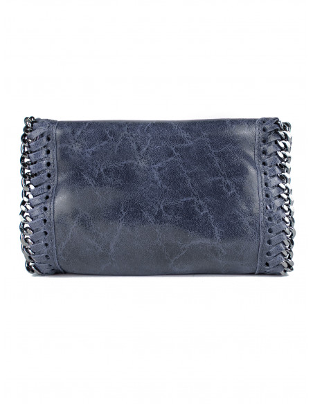 Dámská kožená kabelka/psaníčko s řetízkem Giostra Stela Piccolo