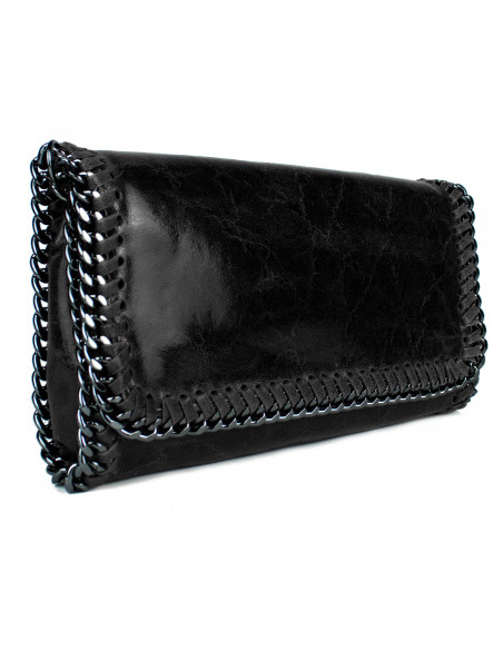 Dámská kožená kabelka/psaníčko s řetízkem Giostra Stela Medium