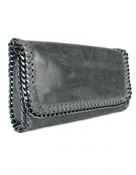 Dámská kožená kabelka/psaníčko s řetízkem Giostra Stela Medium