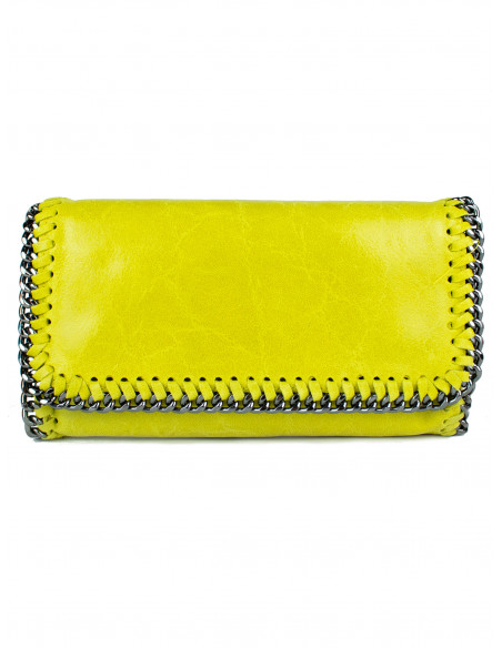 Dámská kožená kabelka/psaníčko s řetízkem Giostra Stela Medium