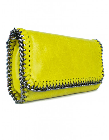 Dámská kožená kabelka/psaníčko s řetízkem Giostra Stela Medium