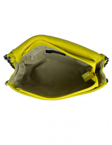 Dámská kožená kabelka/psaníčko s řetízkem Giostra Stela Medium