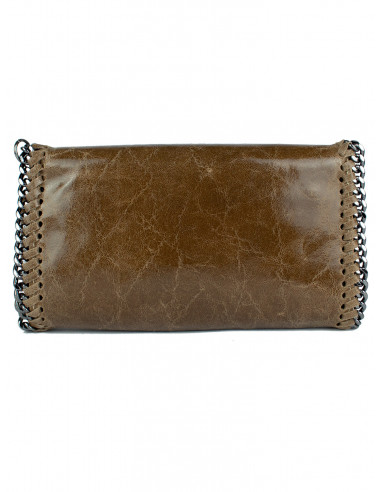 Dámská kožená kabelka/psaníčko s řetízkem Giostra Stela Medium