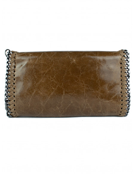 Dámská kožená kabelka/psaníčko s řetízkem Giostra Stela Medium