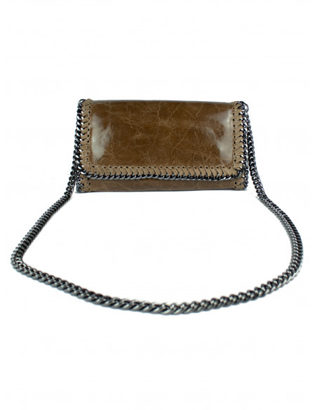 Dámská kožená kabelka/psaníčko s řetízkem Giostra Stela Medium