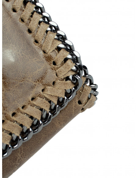 Dámská kožená kabelka/psaníčko s řetízkem Giostra Stela Medium