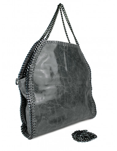 Dámská kožená kabelka s řetízkem Giostra Stela Grande