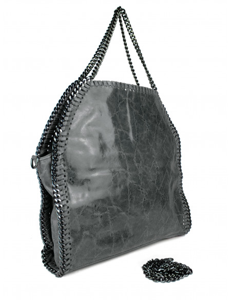 Dámská kožená kabelka s řetízkem Giostra Stela Grande