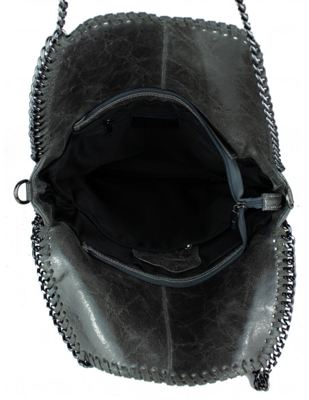 Dámská kožená kabelka s řetízkem Giostra Stela Grande