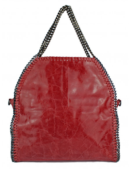 Dámská kožená kabelka s řetízkem Giostra Stela Grande