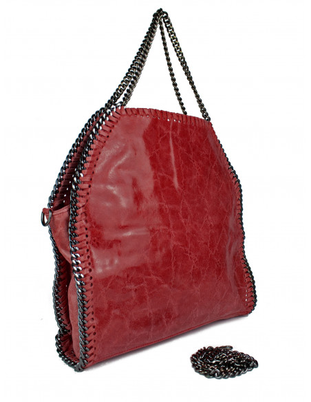 Dámská kožená kabelka s řetízkem Giostra Stela Grande