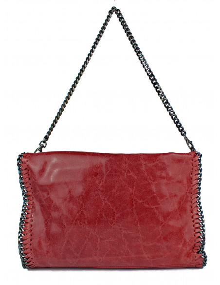 Dámská kožená kabelka s řetízkem Giostra Stela Grande