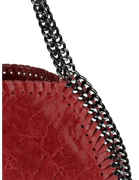 Dámská kožená kabelka s řetízkem Giostra Stela Grande