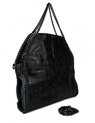 Dámská kožená kabelka s řetízkem Giostra Stela Grande