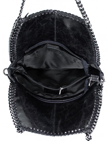 Dámská kožená kabelka s řetízkem Giostra Stela Grande