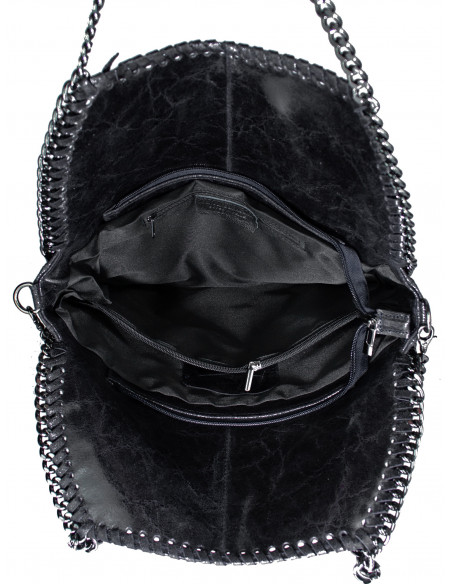 Dámská kožená kabelka s řetízkem Giostra Stela Grande