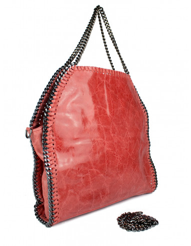 Dámská kožená kabelka s řetízkem Giostra Stela Grande