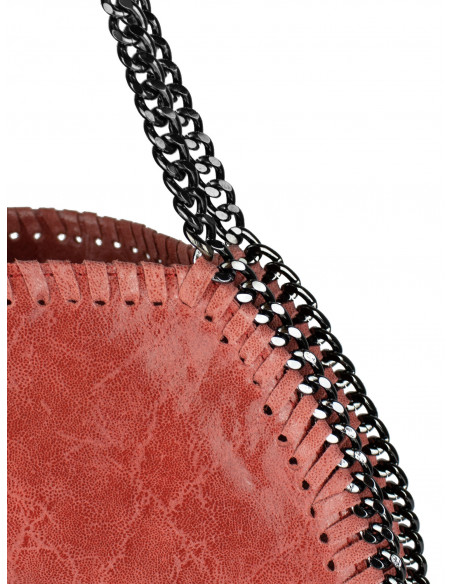 Dámská kožená kabelka s řetízkem Giostra Stela Grande