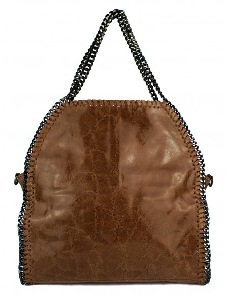 Dámská kožená kabelka s řetízkem Giostra Stela Grande