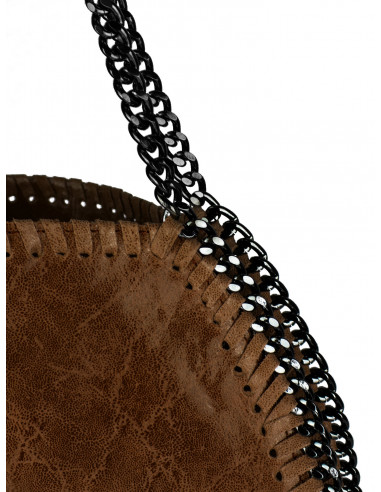 Dámská kožená kabelka s řetízkem Giostra Stela Grande