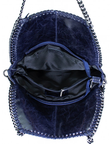 Dámská kožená kabelka s řetízkem Giostra Stela Grande