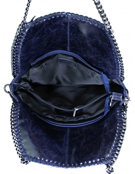 Dámská kožená kabelka s řetízkem Giostra Stela Grande