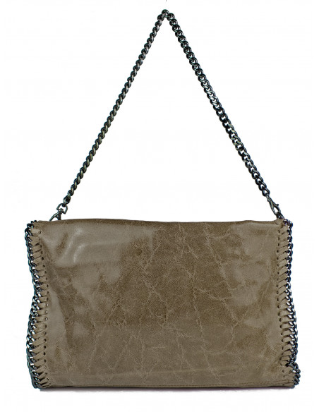 Dámská kožená kabelka s řetízkem Giostra Stela Grande