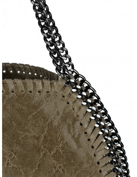 Dámská kožená kabelka s řetízkem Giostra Stela Grande